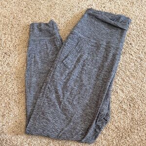Beyond Yoga Heather Gray High-Rise Leggings